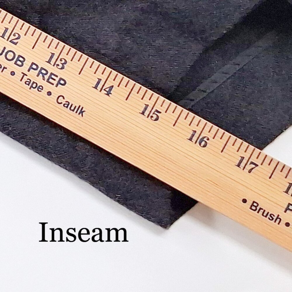 GARY GRAHAM Gray Merino Wool Fold Over Waist Leather Trim Avant Garde Pants 6 - Picture 14 of 16